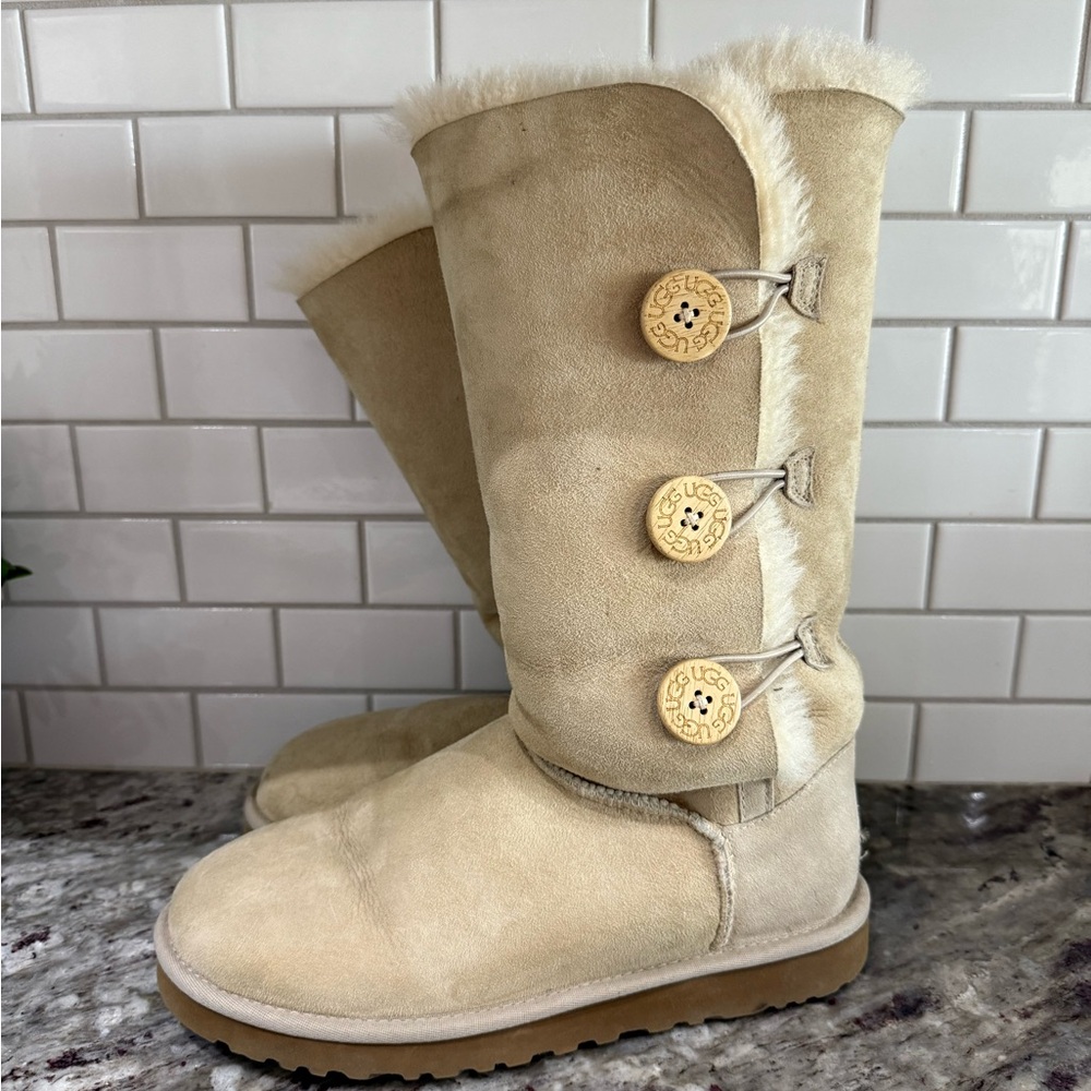 UGG Tan Shearling Winter Boots